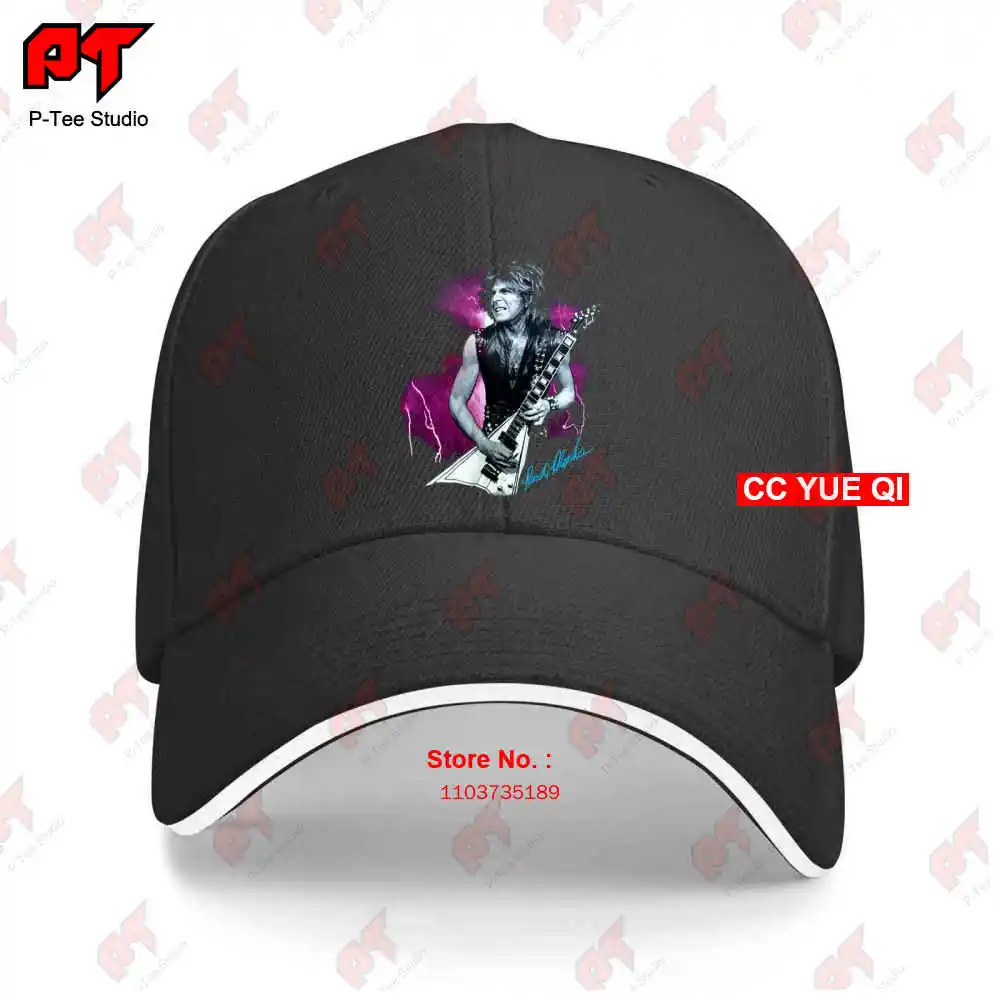 1992 Black Randy Rhoads Tribute Baseball Caps Truck Cap 6CRA