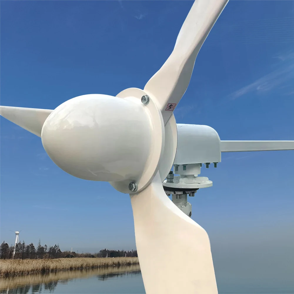 

Real Watts Horizontal Wind Power Generator 40kW 48V 60V 96V 110V 120V 220V 240V Windmill Fan Three Phase AC For Home Useing