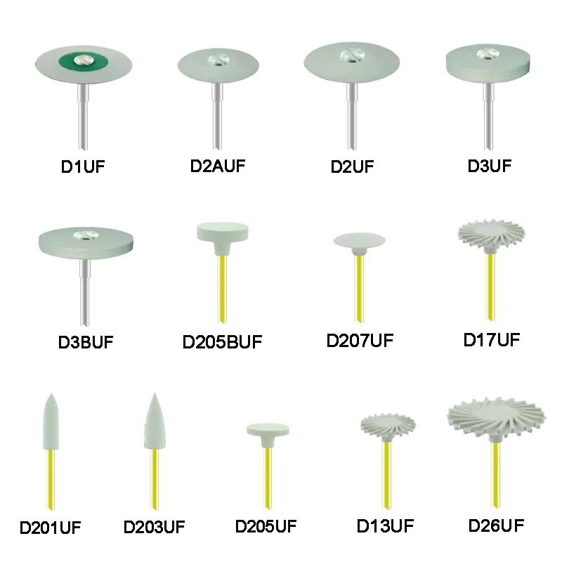 Dental Diamond Polishers Burs Lab Grinding Stones Polish for Zirconia Ceramics Dental Instrument