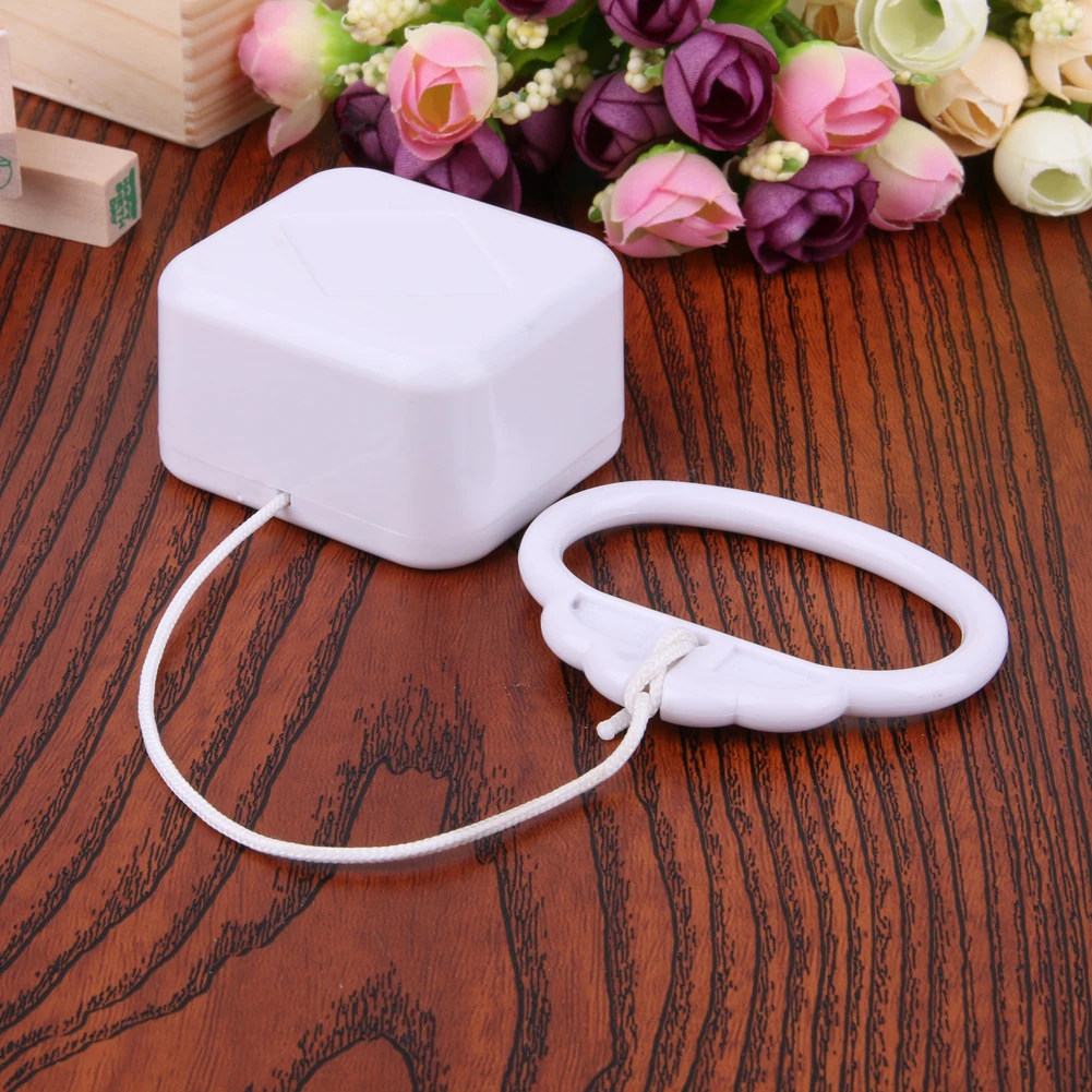 Muziekdoos met trekkoord, waterdichte plastic muziekdoos met klassiek slaapliedje, mechanisch opwindsysteem voor kinderen