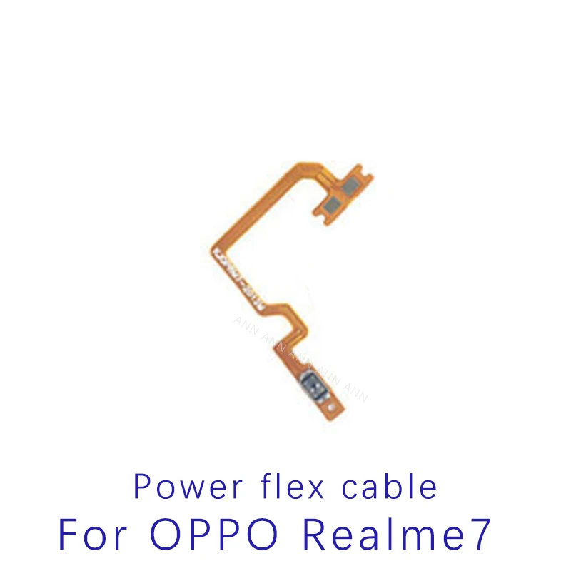 Power Volume Flex Cable For Realme7 5G 7i 7Pro Power Volume Side Key Button Flex Ribbon Replacement