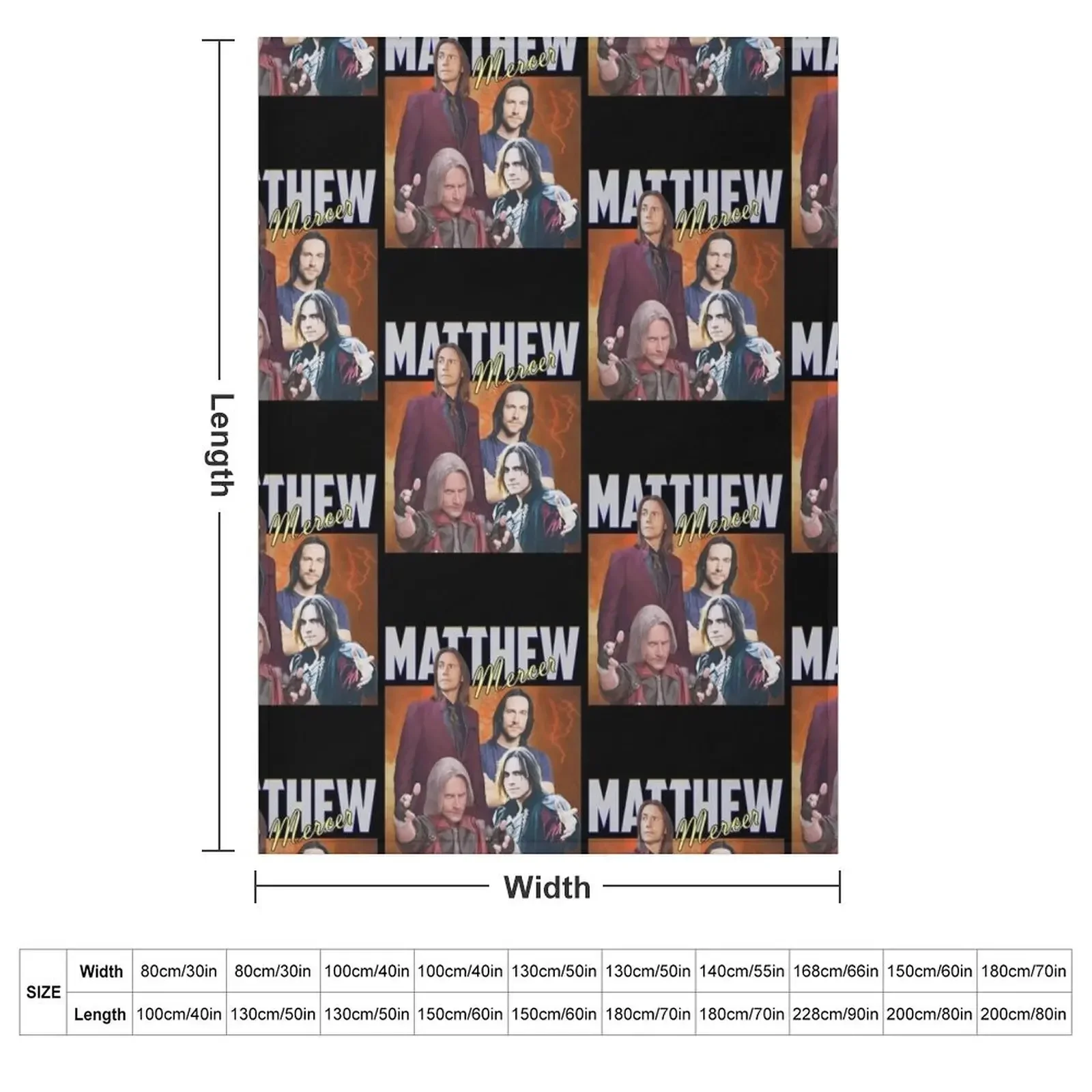 Matthew Mercer Vintage Throw Blanket Quilt Soft Beds Heavy Nap Extra Large Throw Thermal Blankets
