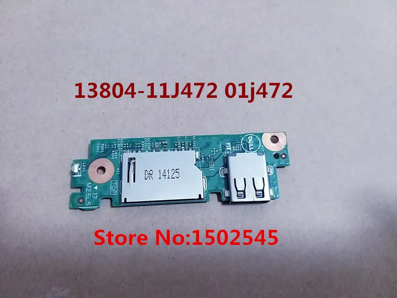 Placa USB Original para DELL Inspiron 3541 3542, tarjeta SD, interfaz USB 13804-11J472 01J472