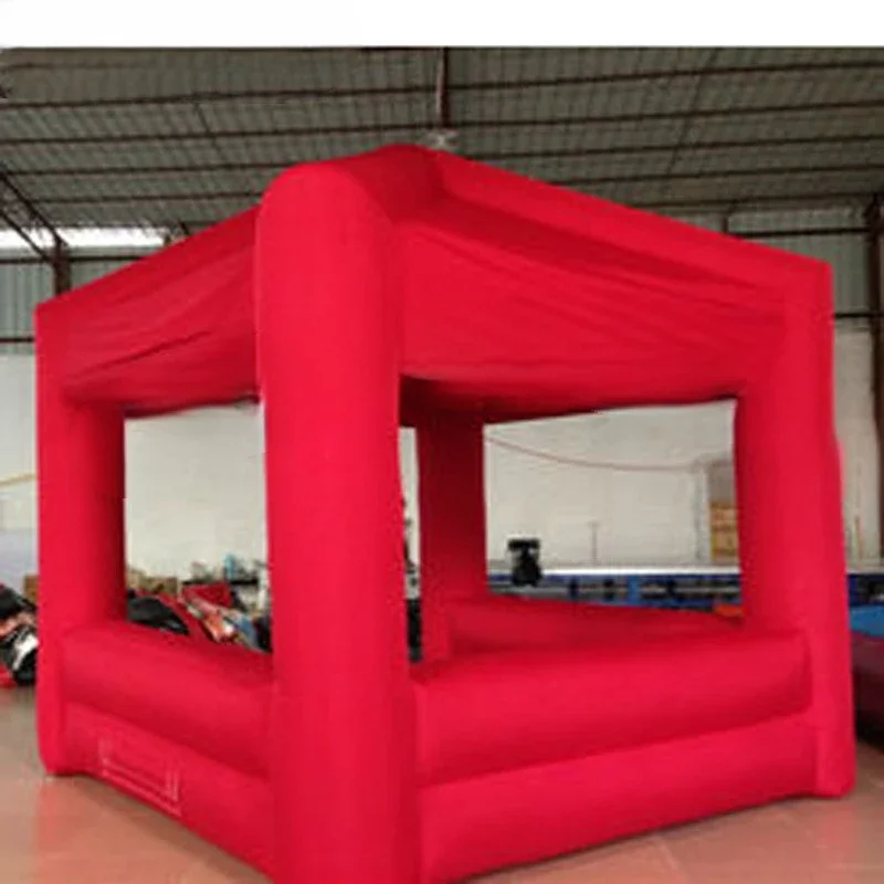 inflatable kiosk Simple square  booth,ice cream concession tent/stand,carnival treat shop for promotion