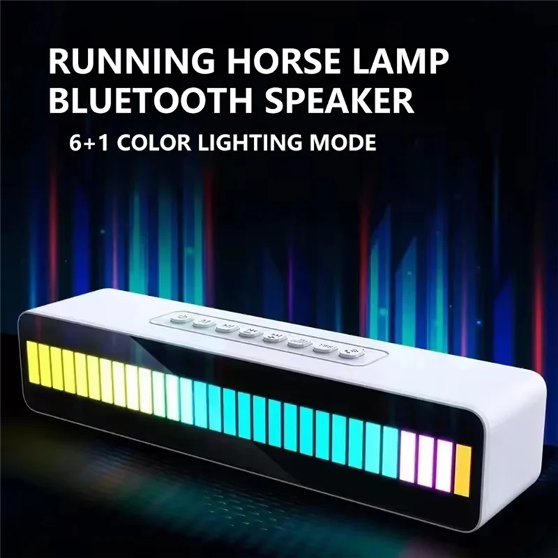 

AT43-Беспроводной Bluetooth-динамик, Hi-Fi стерео сабвуфер, звуковая панель объемного звучания, игровой громкоговоритель с окружающим освещением для компьютеров