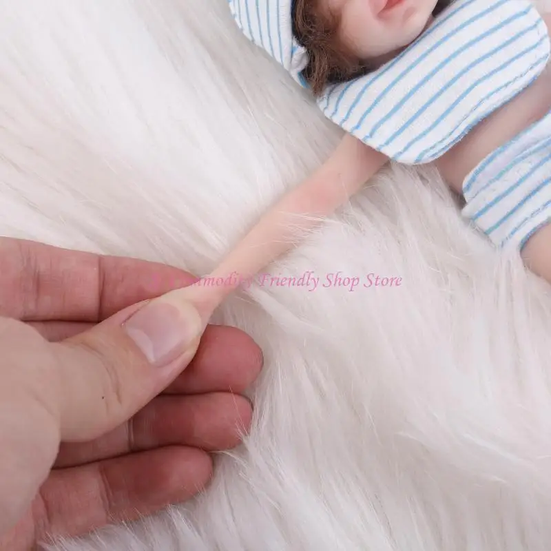 

85AE Realistic New Born Baby Dolls Silicone Small Baby Doll Realistic Simulation