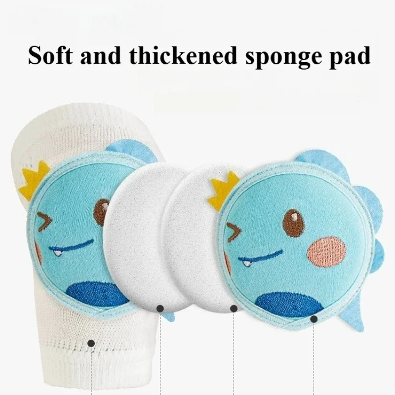 Baby Crawling Knee Pads Anti Fall Baby Kneepad Non-slip Knee Protector Crawling Elbow Pads Safety Baby Leg Warmers Kneecap