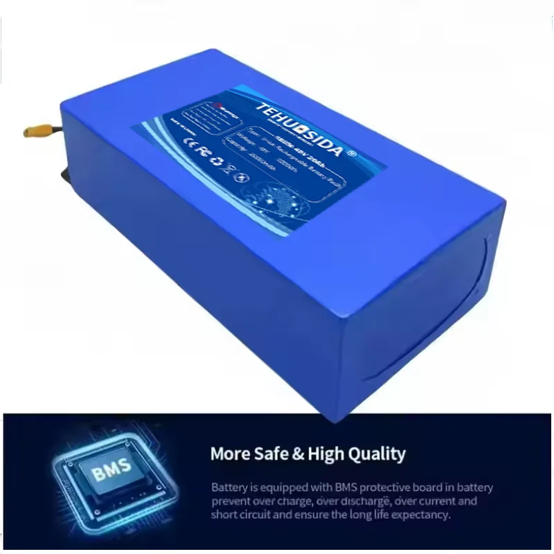 48V20Ah18650-13S6P Lithium-ion Rechargeable Battery Pack with Built-in BMS Suitable for Electric Scooters and Electric Tricycles