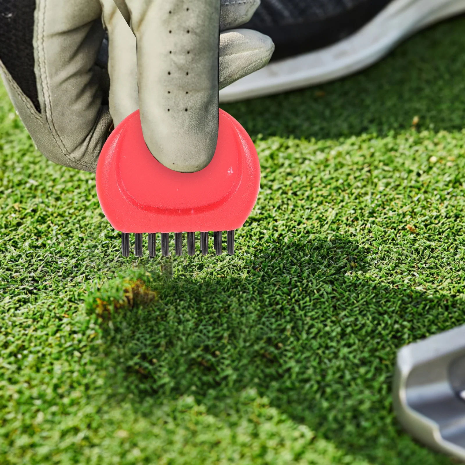 

4pcs Club Brush Reusable Wear-Resist Ball Cleaner Brush For Outdoor Practice Golf Accessories Golf Training Tools