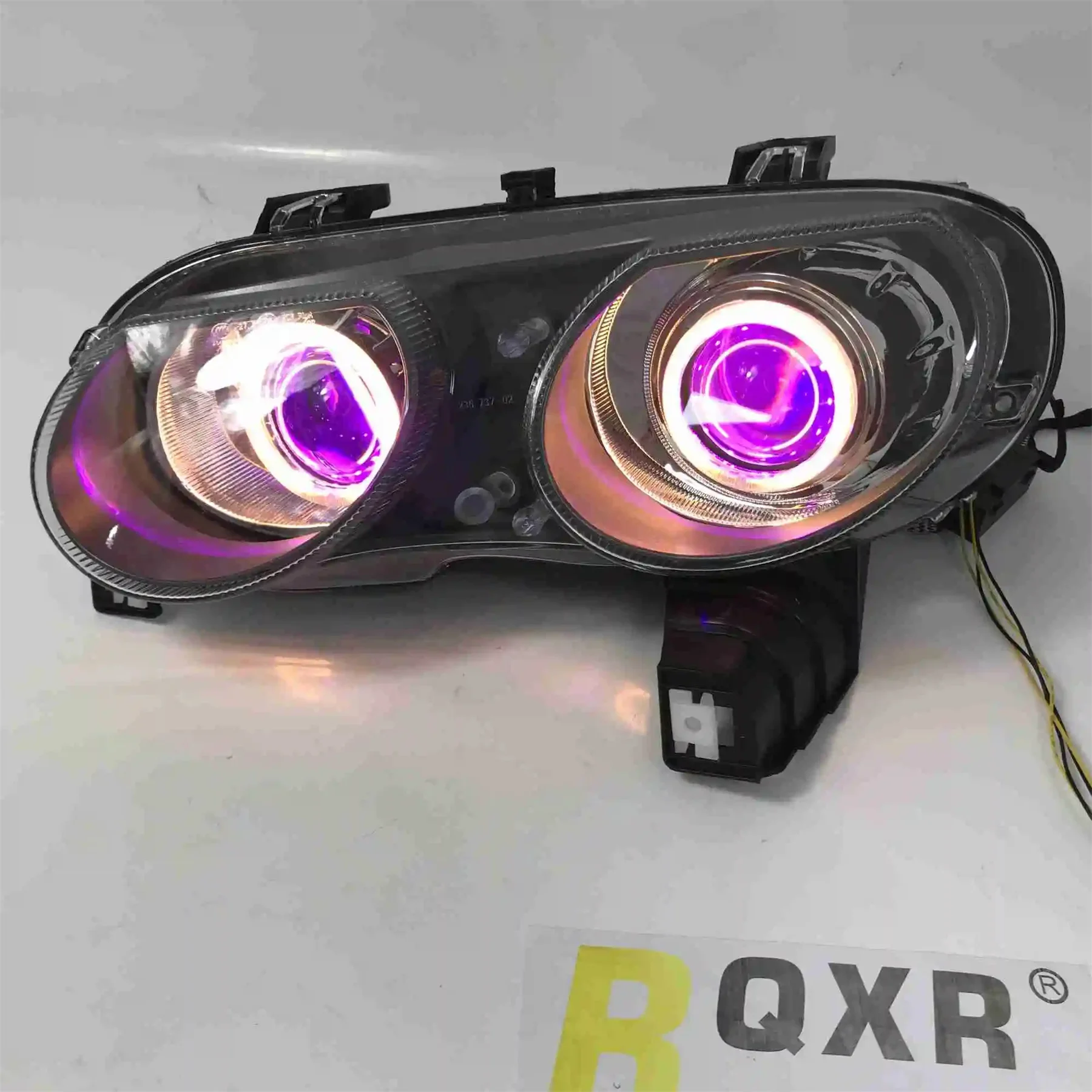 

LED Headlight for MG 7 Cob Angel Eye DRL Daytime Running Light Turn Signal with Projector Lens