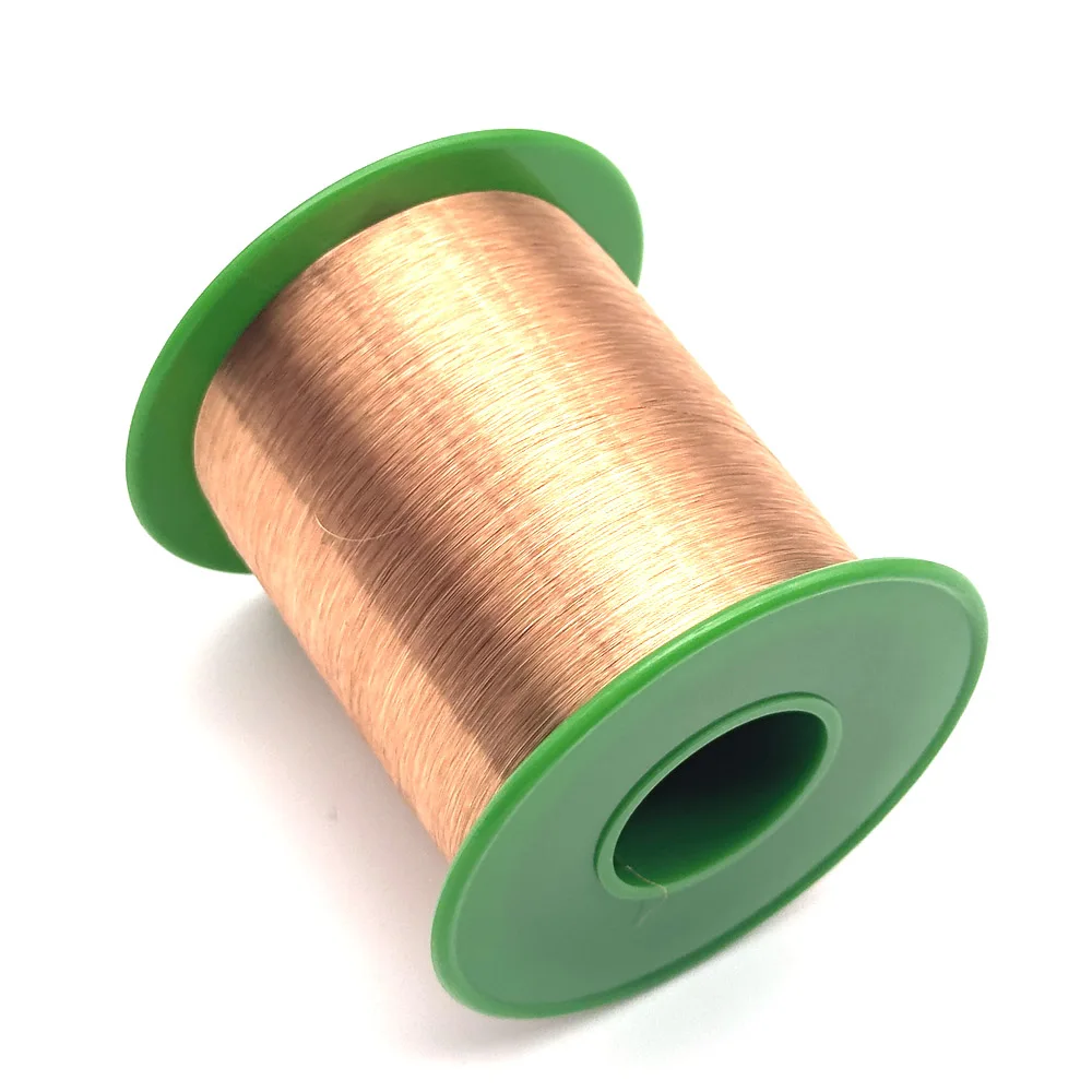 500g QA-1-155 2UEW 0.04 0.05 0.06 0.08 0.1 0.15 0.16 0.18mm Drut miedziany emaliowany do nawijania cewek magnetycznych, wysokotemperaturowy — zdjęcie 6