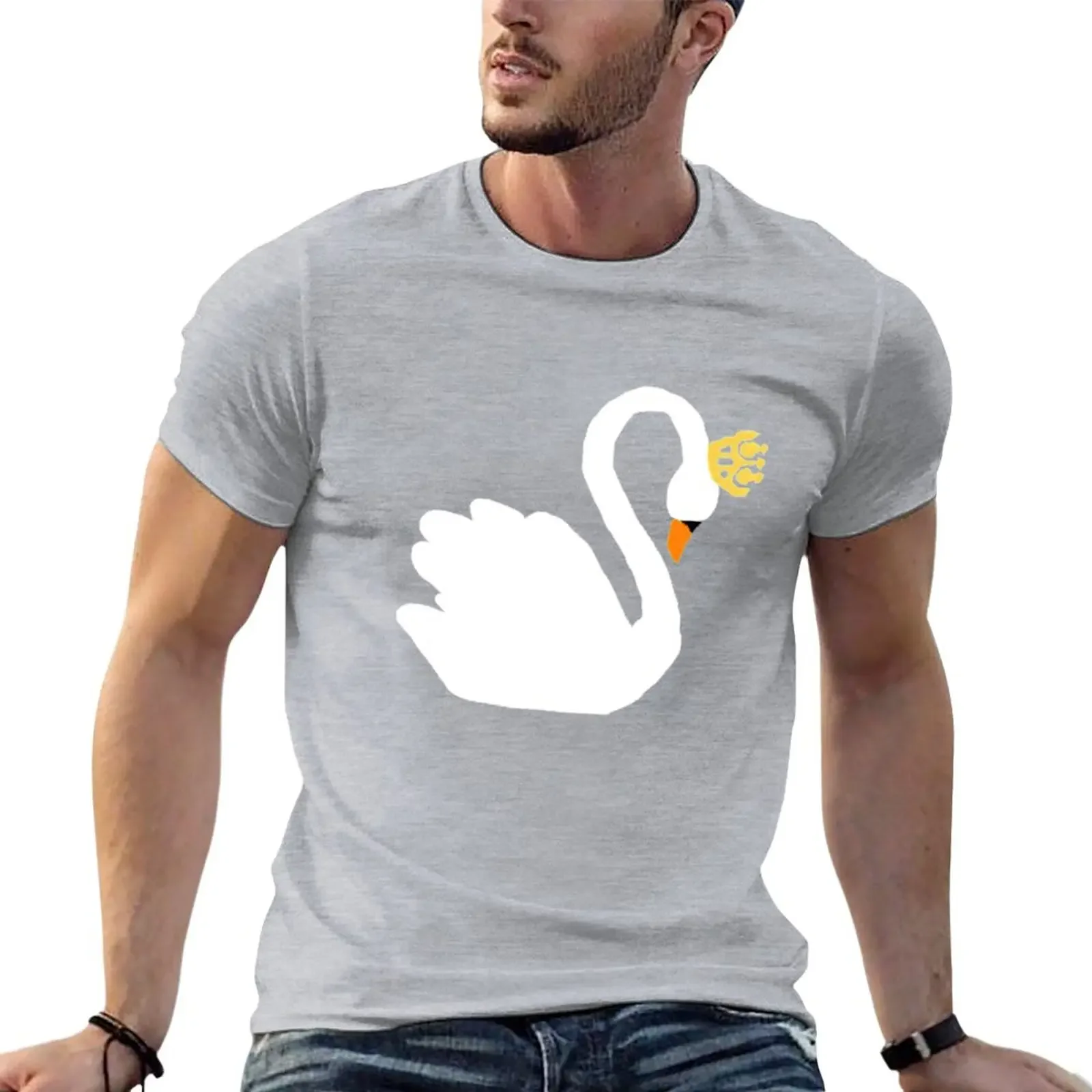 

swanqueen T-Shirt kawaii clothes oversizeds funnys mens t shirt graphic