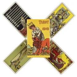 Jeździec Tarot 1909 karty 78 wyroczni angielskie wizje wróżbiarstwa edycja Borad gry