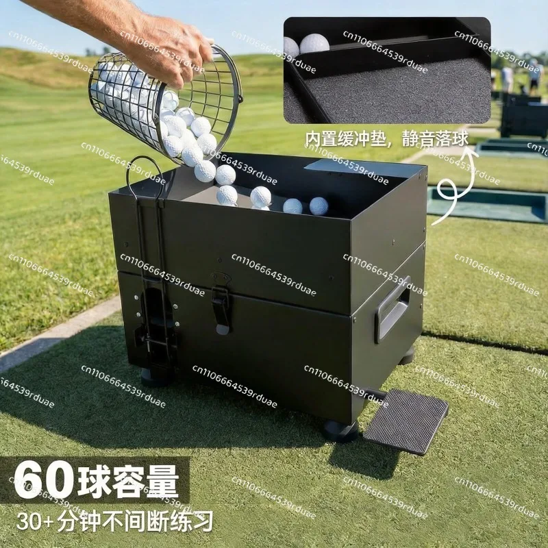 Golf tee semi-automatic ball loader golf practice