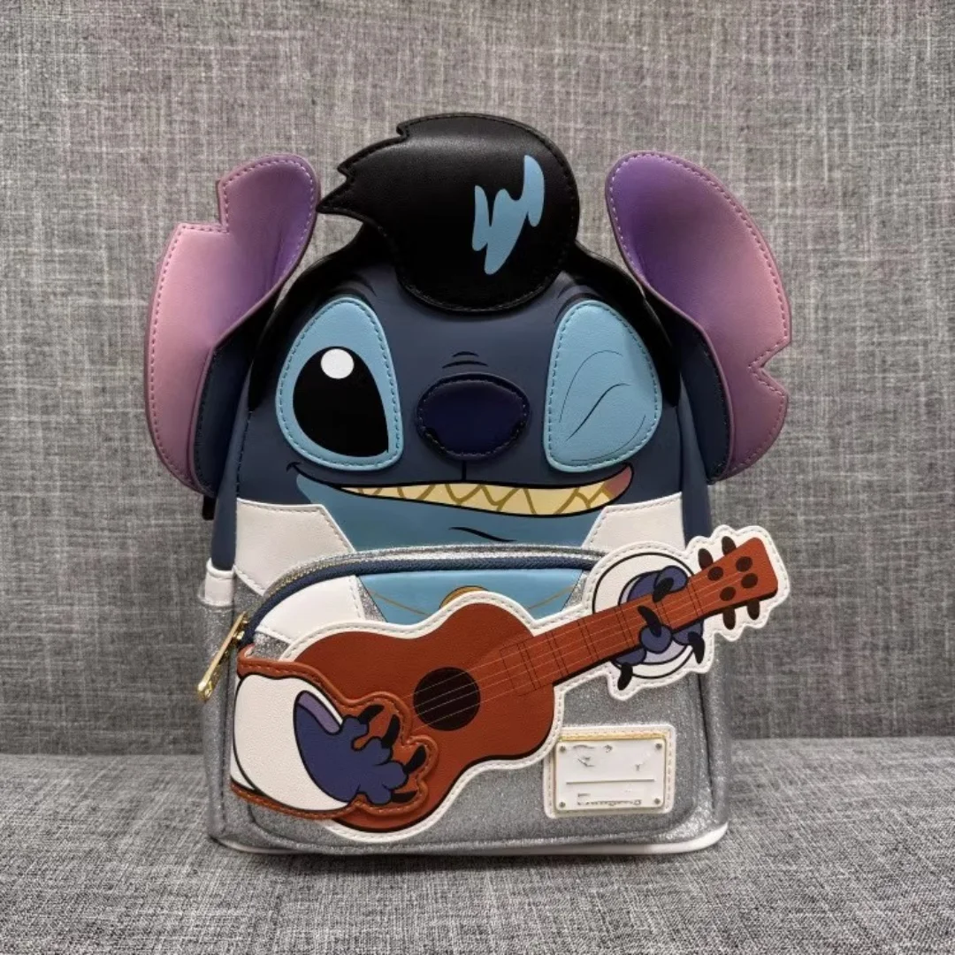 Zaino Disney Personaggio Periferico Stitch Winnie The Pooh Borsa a tracolla carina di grande capacità Borsa da scuola per studenti