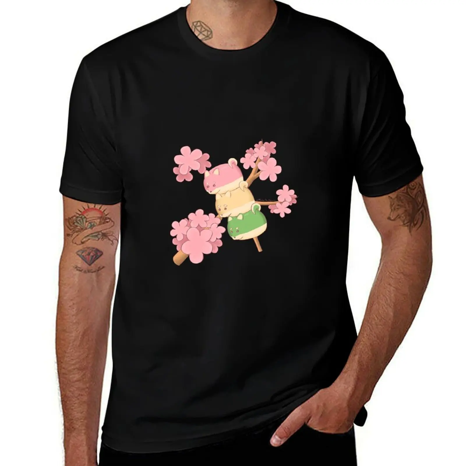 Hanami Sweets - Shiba Dango T-Shirt Performance Dry Fit T-Shirt