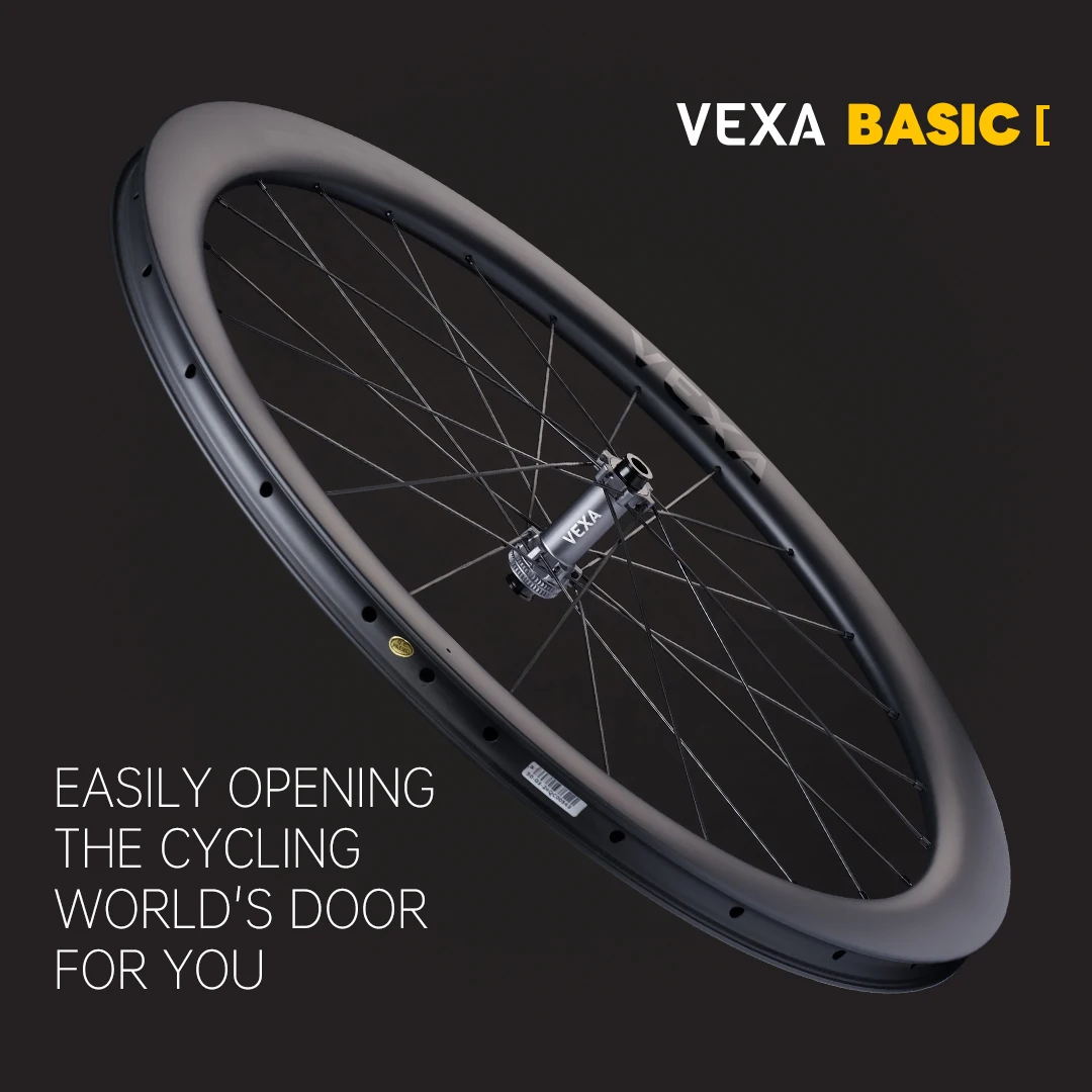 

VEXA Basic I Disc Road Bicycle 700C Carbon Fiber Wheelset 52/43mm Depth Carbon Wheels Disc Brake Pillar 1423 /Wing 20 Spokes
