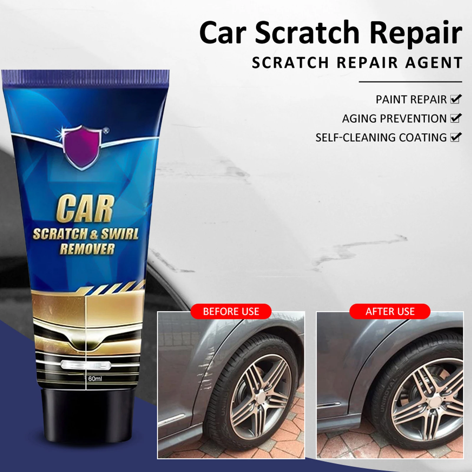 Car Scratches Remover Cream auto Scratches Repair Effective Polish And Paint Restorer Rubbing Compound Car Styling Accessories