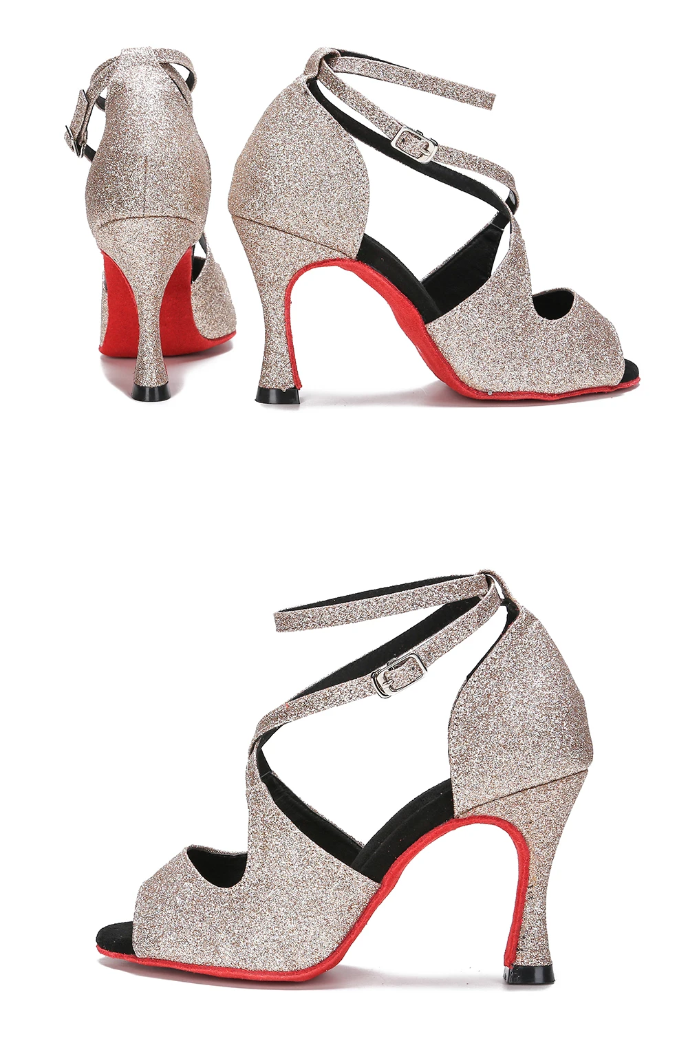 CINMIDY Leoparden-Latin-Tanzschuhe, Damen-Ballsaal-Tanzschuhe, Tango- und Salsa-Tanzschuhe, weiche Innensohle, Partyschuhe, Damensandalen. – Detail 17