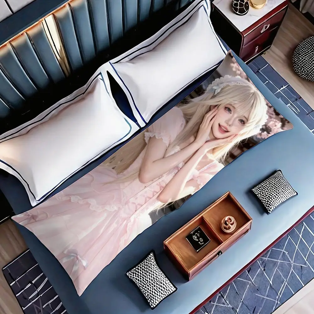 1pc Custom Image Print Long Body Pillow Maternity Full Length Support Sleeping Pillow For Pregnant Women Comfort Sleep Cushion