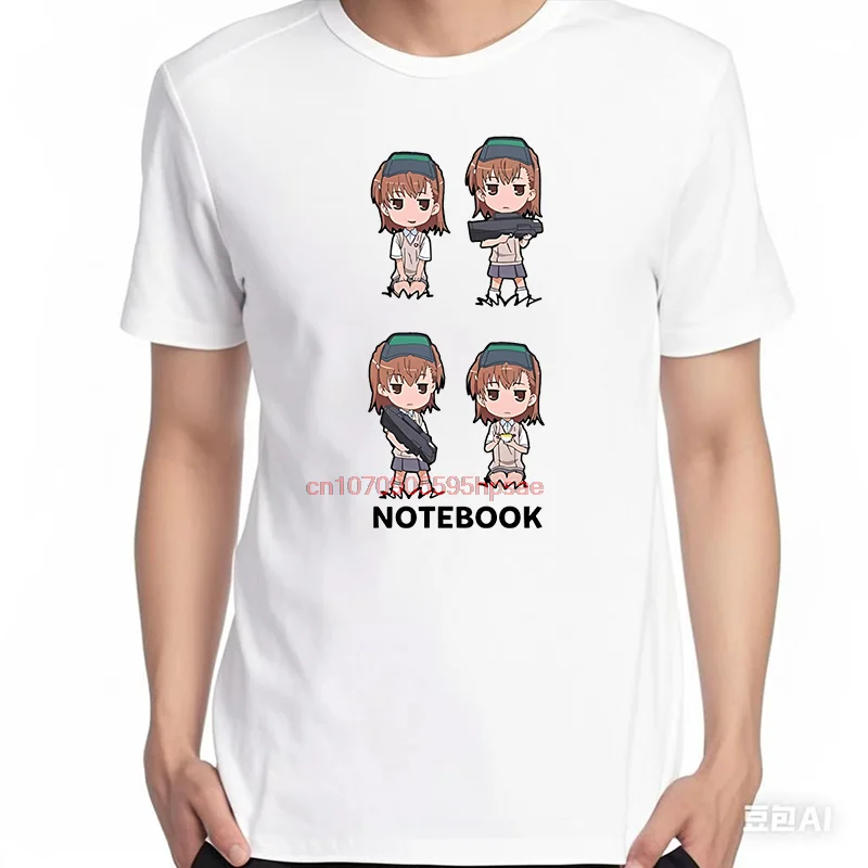 a Certain Scientific Railgun Anime Graphic T-Shirt Cotton Short Sleeve Fashion Print Shirt for Men And Women