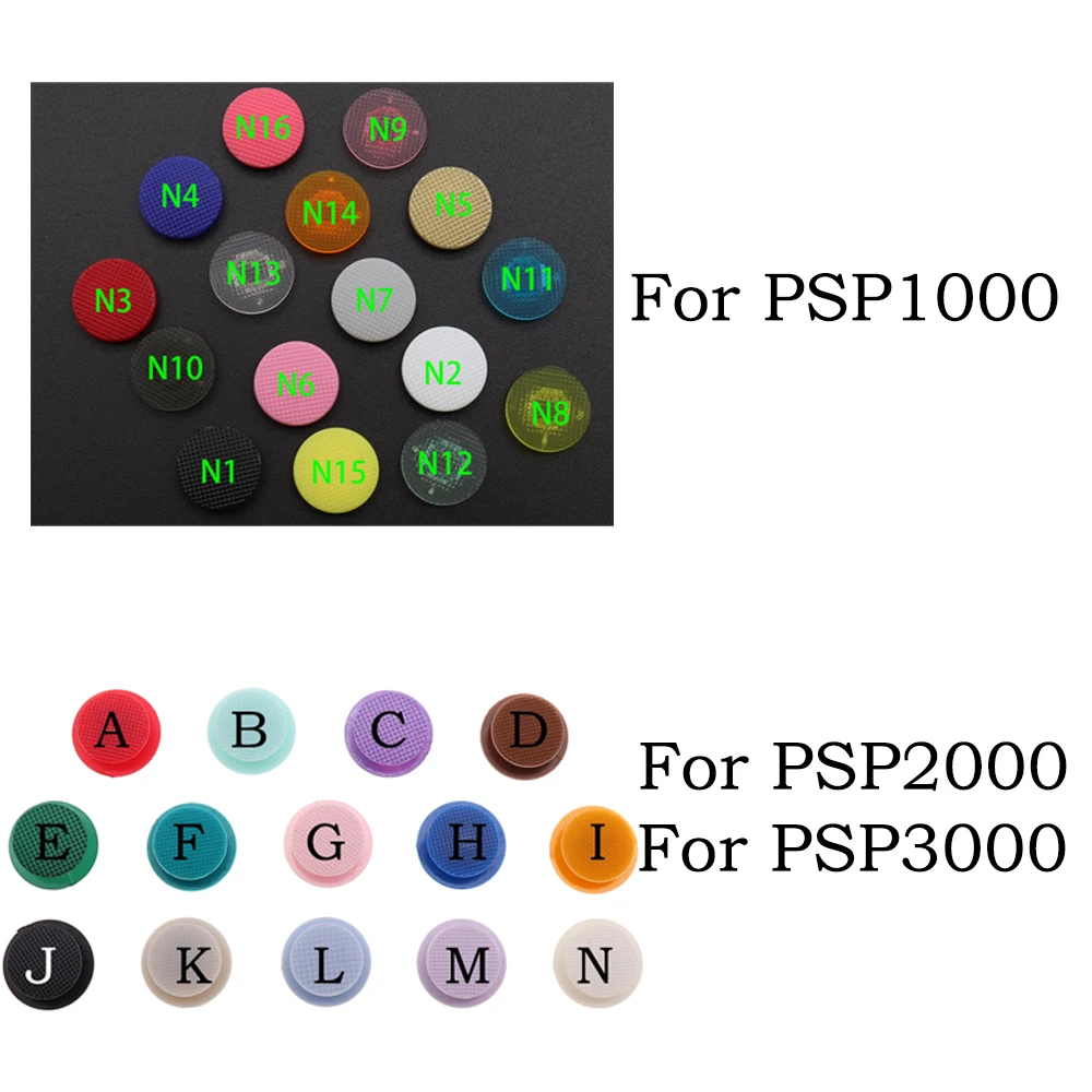 1pc For PSP 1000 2000 3000 Analog Joystick Cap Cover Button Repalcement Part For PSP1000 PSP2000 PSP3000 Game Console