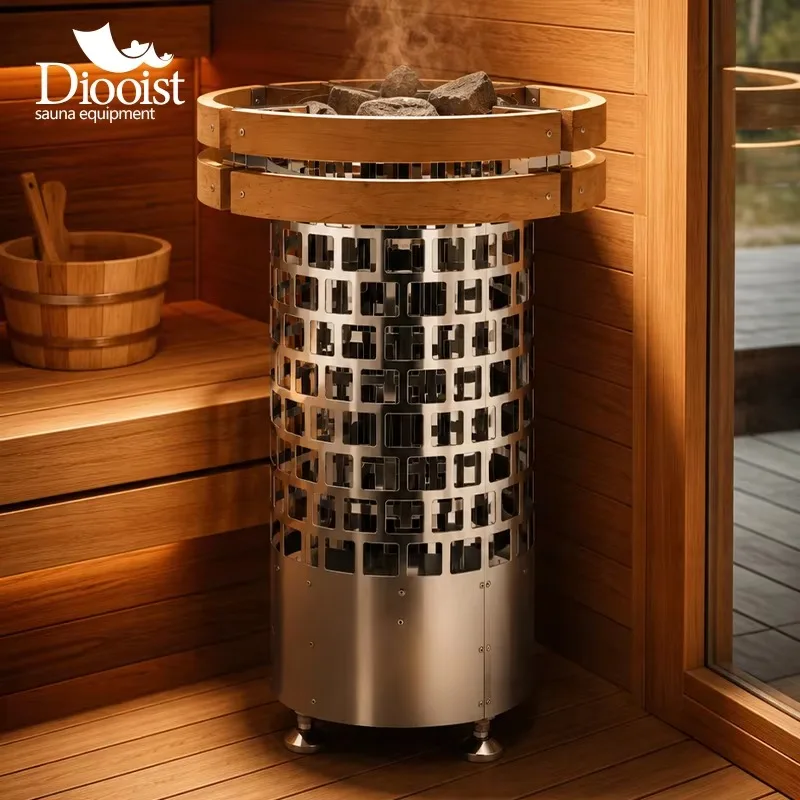2026 Hot Selling Stainless Steel 8KW Inner Controller Electric Dry Sauna Stove Traditional Sauna Heater