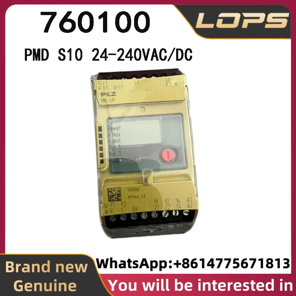 PMD S10 24-240VAC/DC Pilz 760100 safety relay, brand new original genuine, large quantity in stock, welcome to inquire