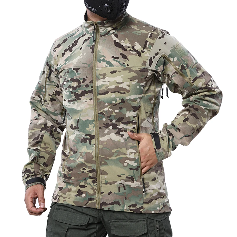 

Ranger Combat Jacket Outdoor Orange peel LT Tactical Jacket Spring Autumn Four sided elasticity Outdoor Hiking Hunting Clothing