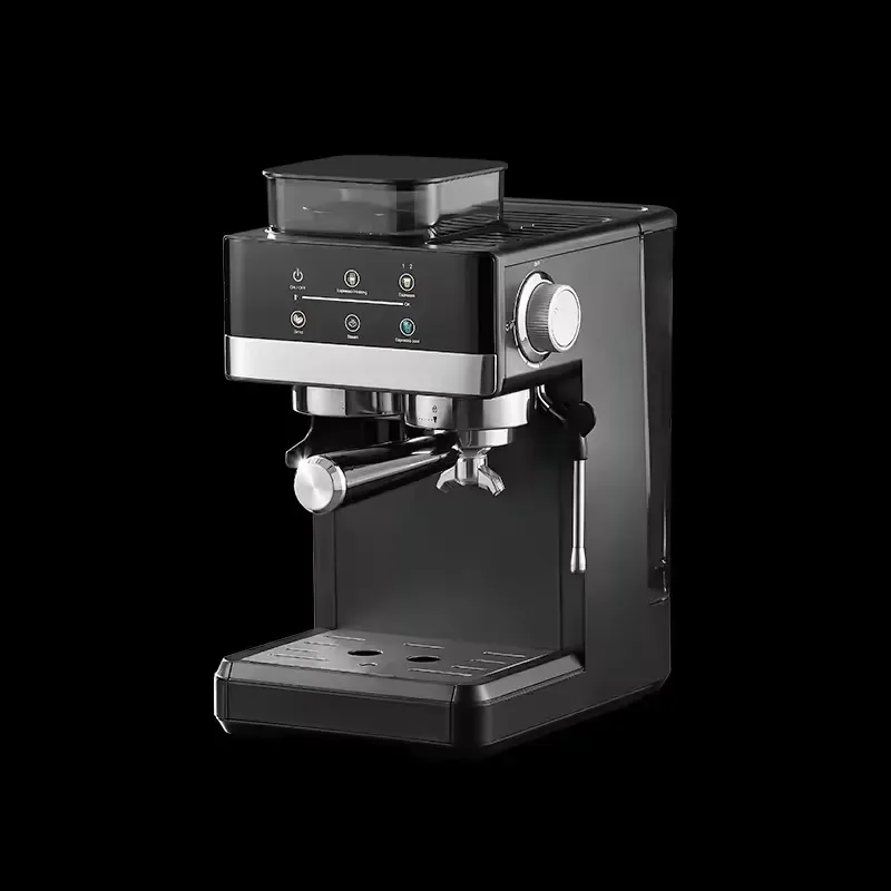 STLF Best semi-automatic espresso machine 1.8 liter water tank, portable 20 bar pressure 11 cup capacity, multi-function