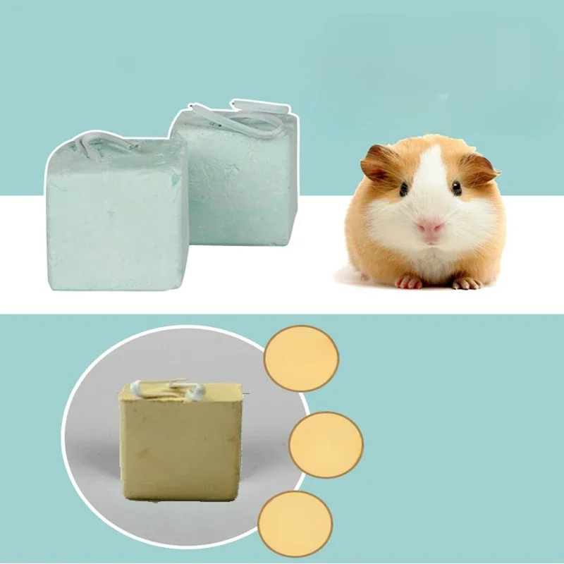 Hamster Teeth Grinding Stone Mineral Calcium Rabbit Rat Squirrel Toys Cube Hang