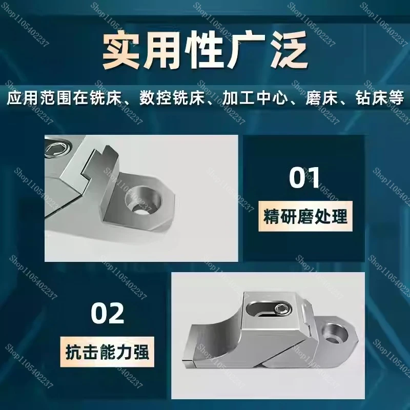 One Way Heavy Duty Toggle Pliers CNC Mold Processing Side Fixed Anti Warp Multi Station Precision Vise Clamp
