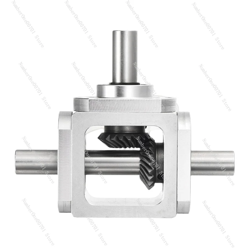 

ABZC-Aluminum Frame 90Degree 20 Teeth Bevel Gear, Dual Output Shaft, 1 Module Right Angle For Simple DIY Projects