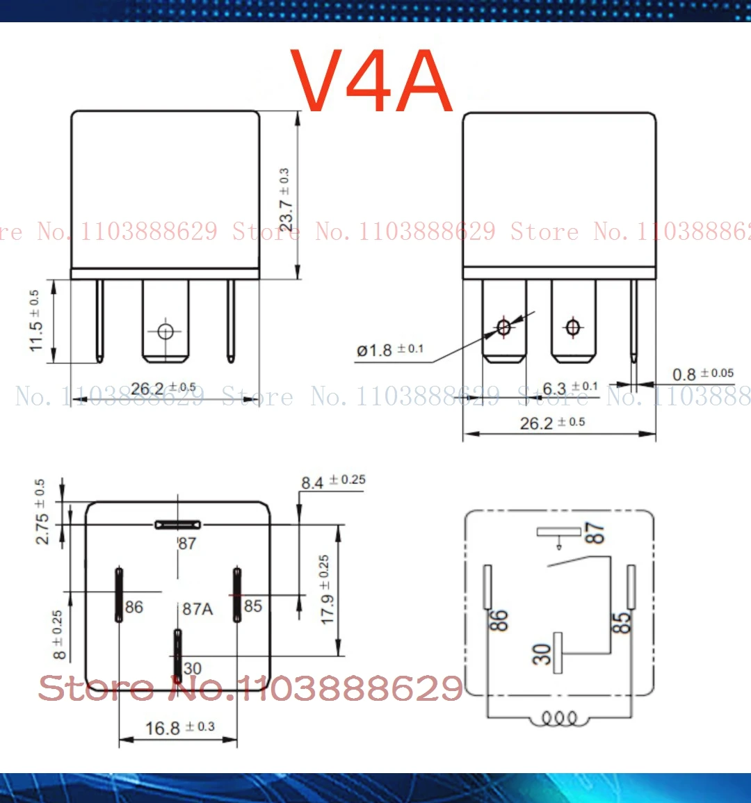 YH185B 012-1HS V4-1A-12V-60A