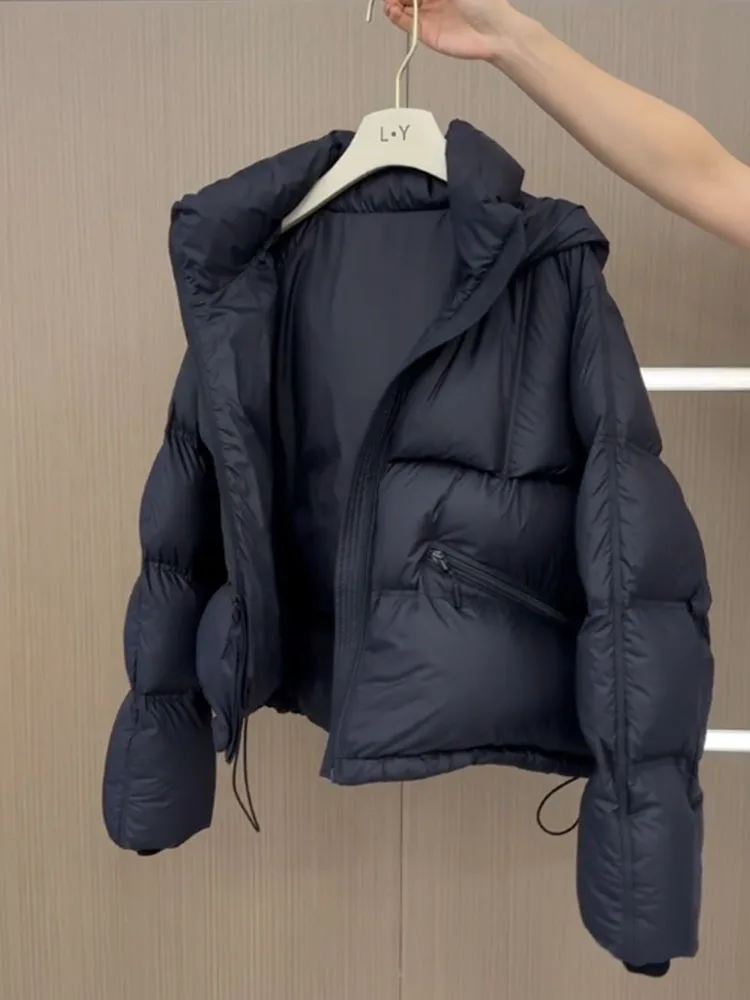 Einzigartiger ort Bla Damen Daunenjacke 2024, Winter, neue SLE-koreanische Version, gerader Schnitt, High-Fill-Power-Du-Daunenmantel