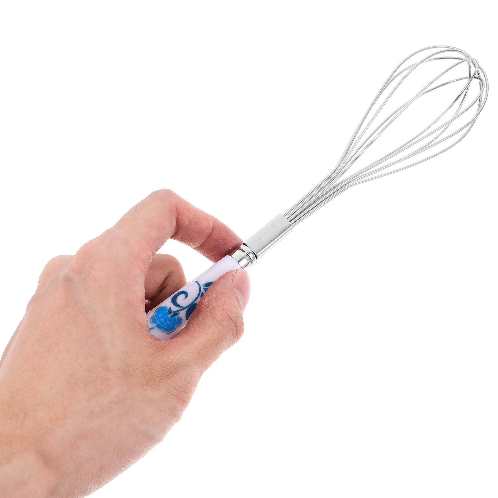 

Egg Beater Manual Stainless Steel Hand Whisk Kitchen Egg Mixer Ergonomic Comfortable Grip Baking Tool Hand Whisk Manual