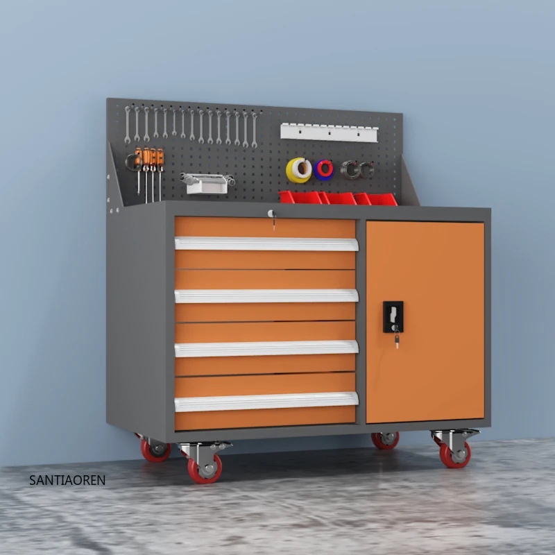 

2025New Professional Workshop Tool Cabinet Steel Tool Cart Trolley