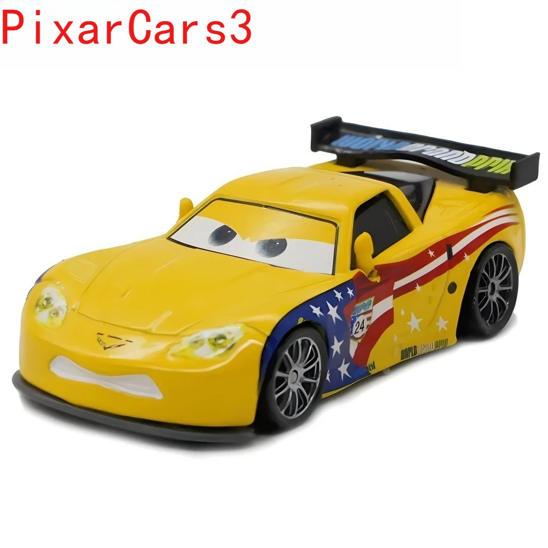 

Disney Pixar Cars 3 Jeff Govett 1:55, литой и игрушечный автомобиль, классические металлические модели автомобилей из сплава для детей, рождественские подарки
