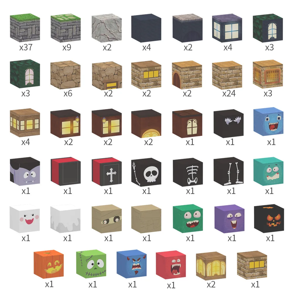 137pcs Magnetische Blokken Sets Kid Building Speelgoed Halloween Scène Assemblage Modellen voor Jongens Meisjes STEM Montessori Zintuiglijke Kubussen Geschenken