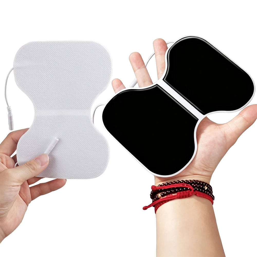 Self Adhesive TENS Waist Massage Electrodes Pads EMS Back Electrode Patch Neck Shoulder Nerve Pulse Muscle Stimulator Gel Pads