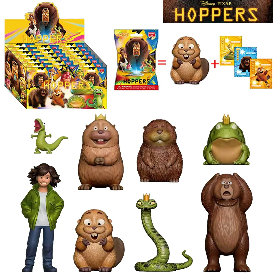 Figuras de acción Hoppers Mabel King George Mayor Jerry en caja sorpresa, juguetes, muñecos, regalo para niños