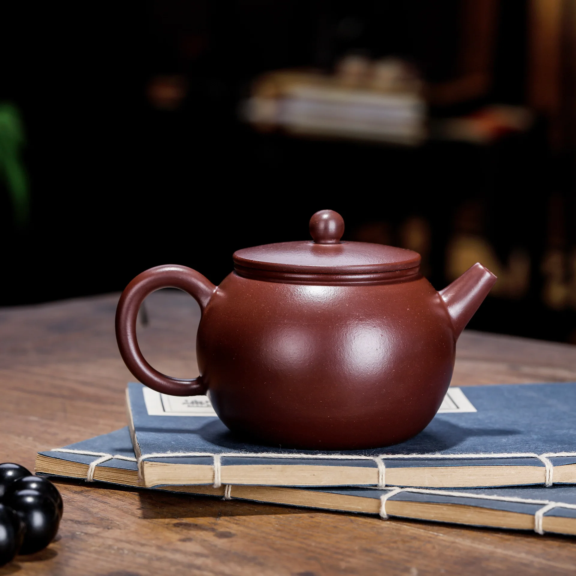 Raw ore purple vermillion clay giant wheel pot  Yixing handmade teapot kettle tea pot  Drinkware For Green Tea