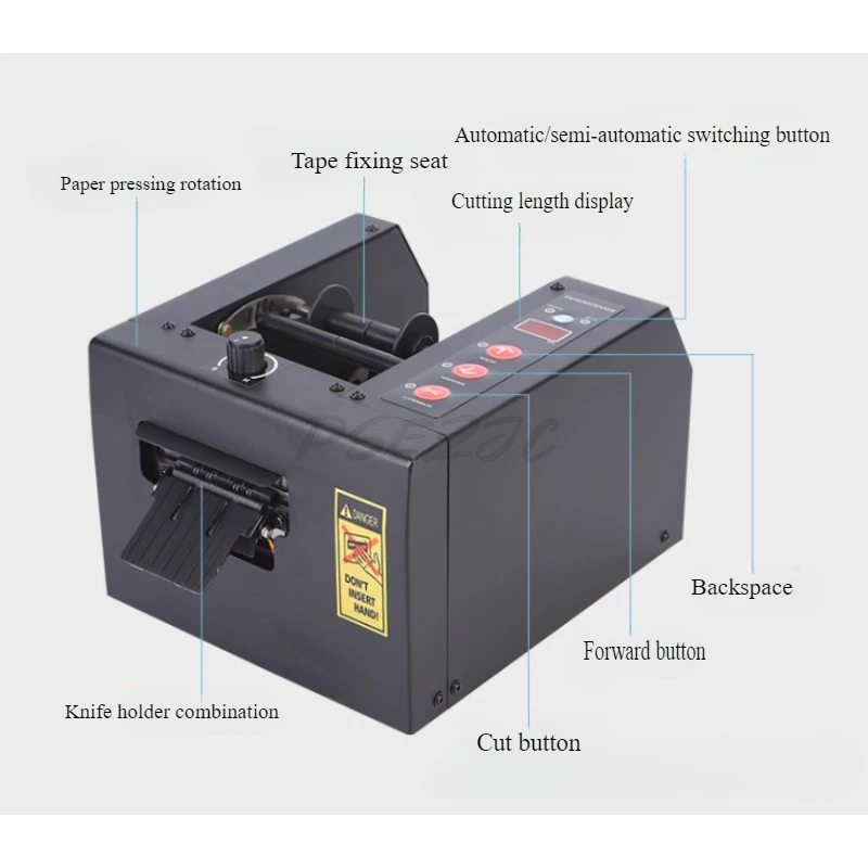 ZCUT-150 Fully Automatic Tape Cutting Machine Fully Automatic Intelligent 8mm-150mm Double Sided Tape Glue Packaging Machine