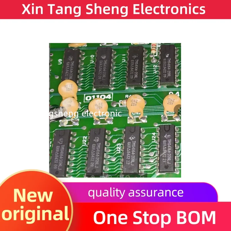 (8pcs) TMS4164-20NL TMS4164 power amplifier audio chip is directly inserted into DIP-16