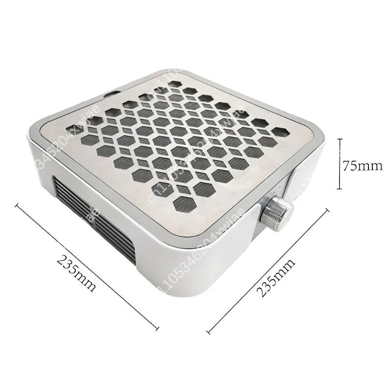 Professional Nail Dust Collector with Curing Lamp, Brushless Motor High Suction Auto Vacuum for Nail Salon