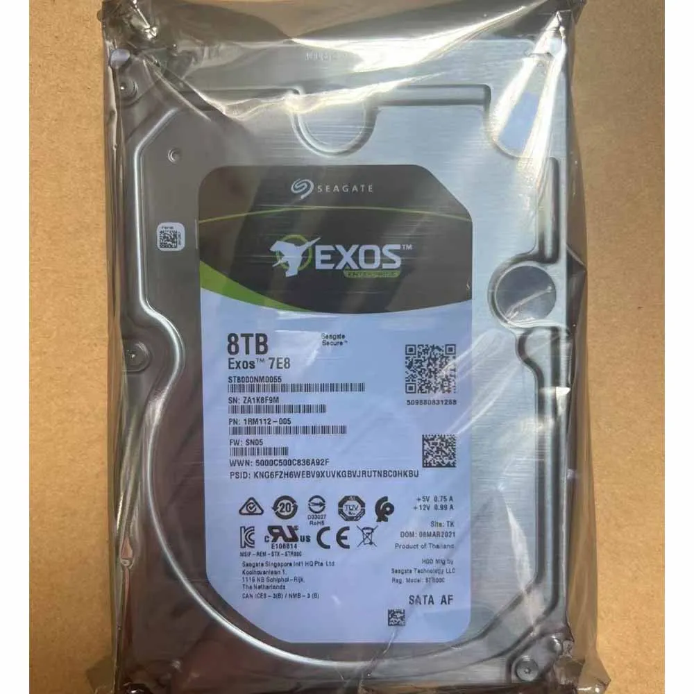 2pcsCustomized High Quality New 8Tb Hard Drive Sata 6Gb/S 3.5