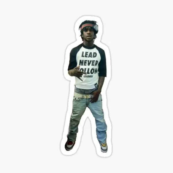 Chief Keef Lead Never Follow  5PCS Stickers for Laptop Wall Home Cute Room Print Car Decor  Stickers Water Bottles Art