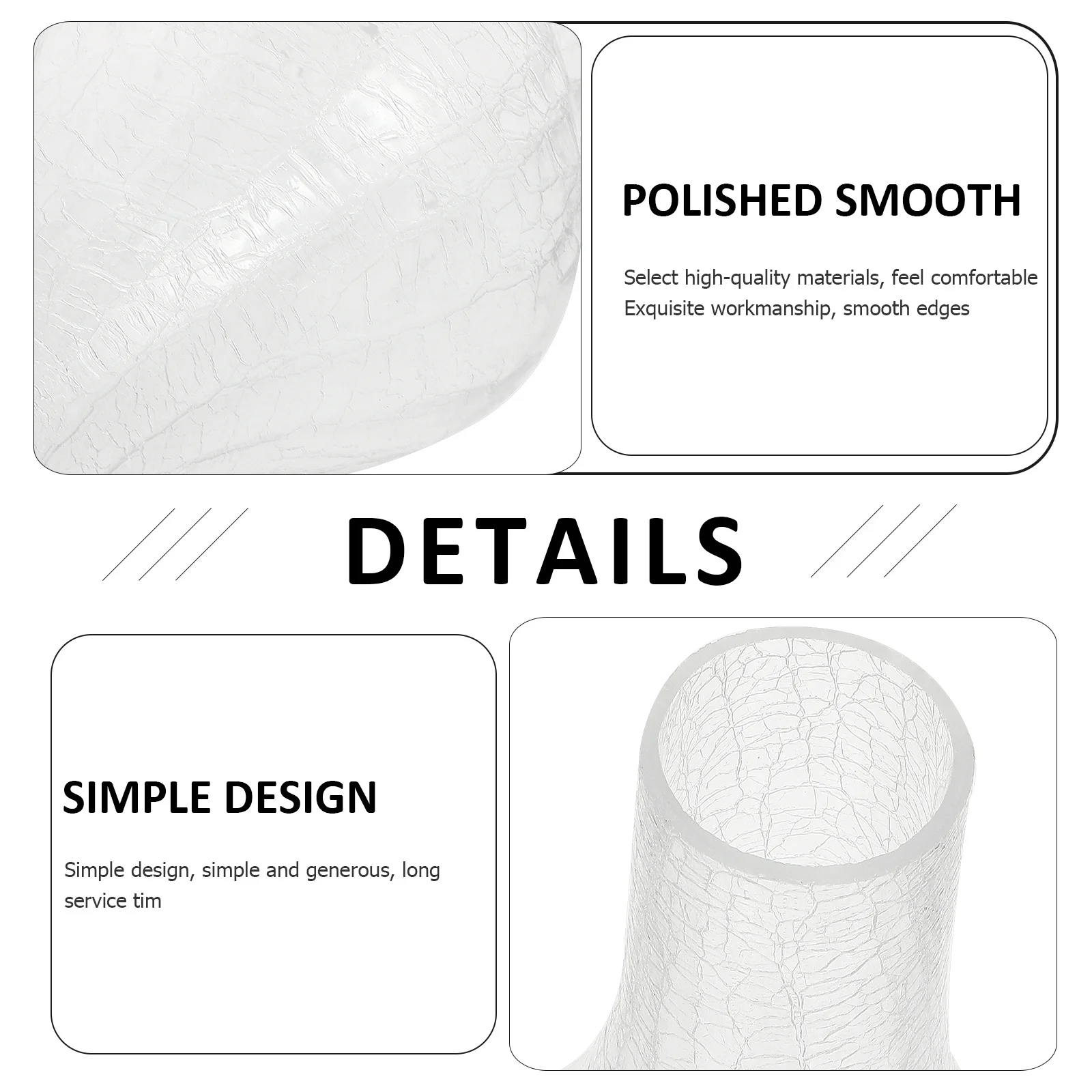 

1Pcs Elegant Glass Lampshade Wall Lamp Cover Retro Style Decorative Glass Craft Light Cover Accessory Home Lampshade Ornament