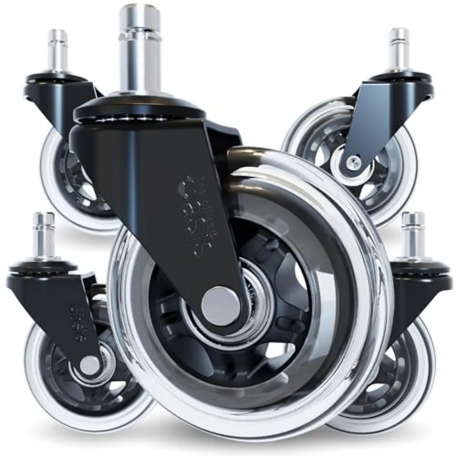 

Original Roller Style Office Chair Wheels As Seen On PBS Compatible with Brand