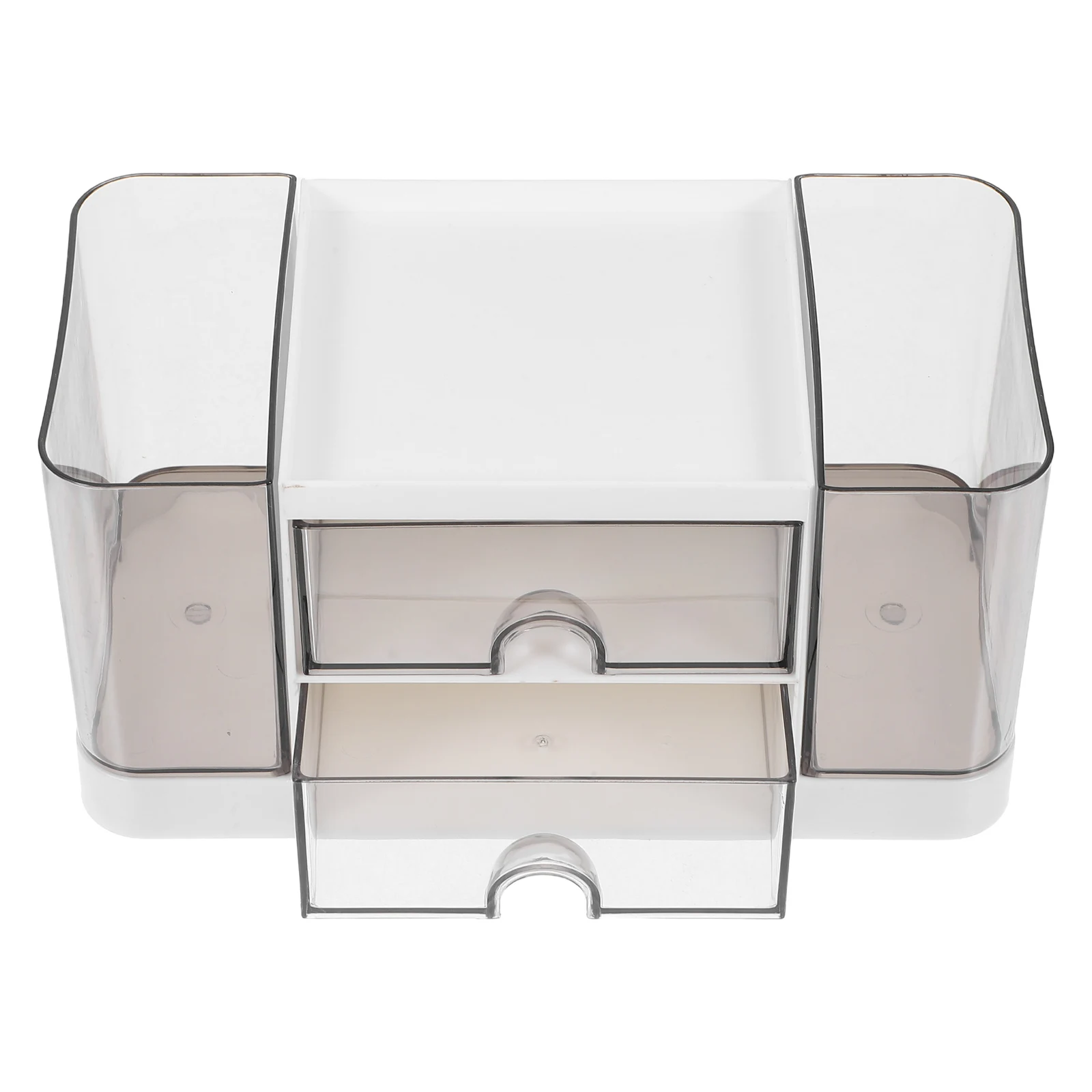 

Plastic Transparent Desk For Office Home School Multi Functional Large Capacity Stationery Documents Small Items Transparent